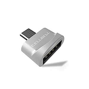 CELLBELL® Type-C to USB A Female OTG Adapter for Type-C OTG Supported ...