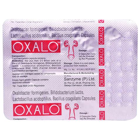 Oxalo Capsule | Uses, Side Effects, Price | Apollo Pharmacy