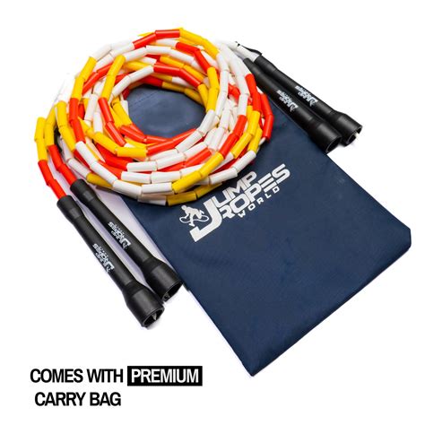 Double Dutch SX 2.0 Beaded Jump Rope 14ft - Jumpropesworld