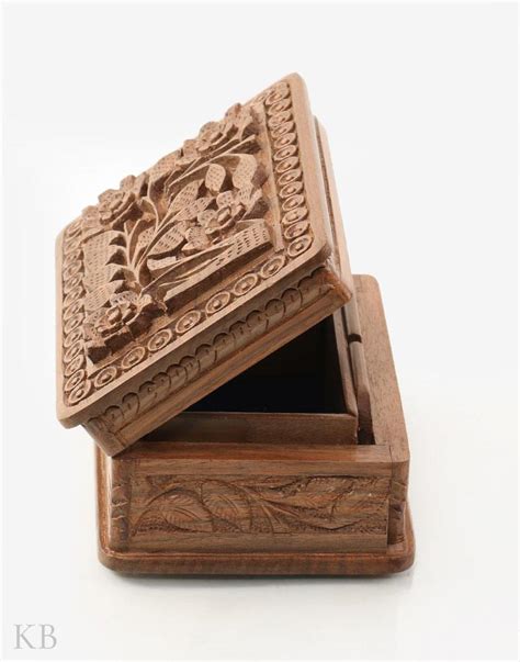 Buy Spring Bloom Walnut Wood Box | Kashmir Box – KashmirBox.com