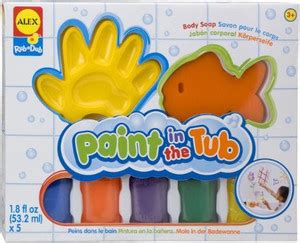 Alex Toys ALEX Rub a Dub Paint in the Tub Finger Painting Kit - ALEX ...