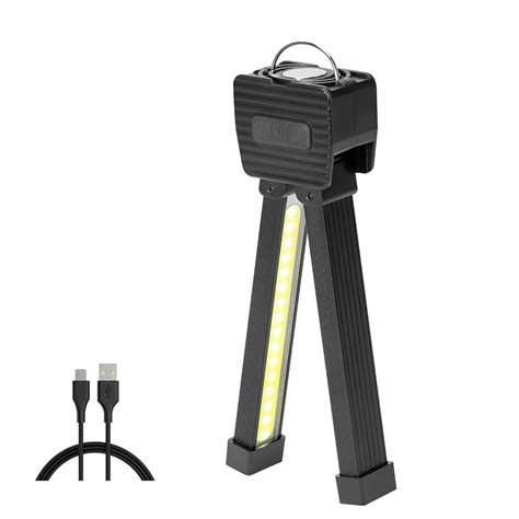 Vagocom LED Rechargeable Worklight Flashlight, White Light/Yellow Light ...