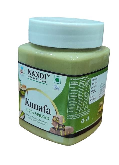 Nandi international Kunafa Pista Spread 200 gm – Bakeworld Retails Pvt Ltd