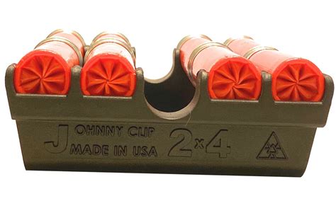 Buy Johnny Clip 2x4 -12 Gauge Caddy-Quad Loader-Speed Loader for 3 Gun ...