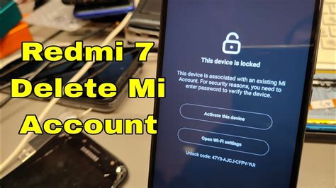 Image result for Redmi Note 9s miAccount Remove