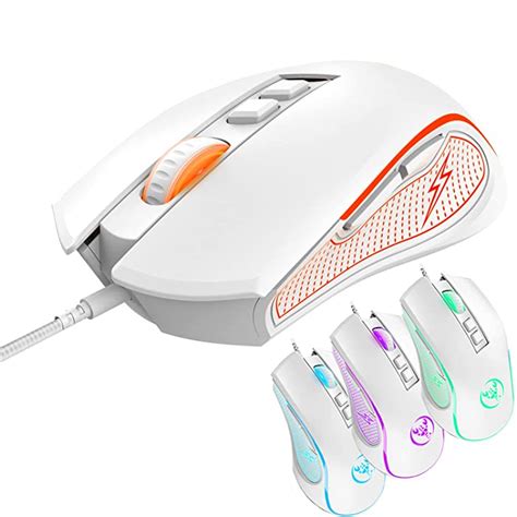 Buy XINMENG Wired USB Mouse, Optical Tracking, 7 Buttons, Ambidextrous ...
