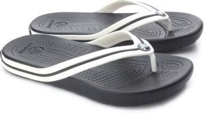 CROCS Crocband switch Women Flip Flops - Buy Black, White Color CROCS ...