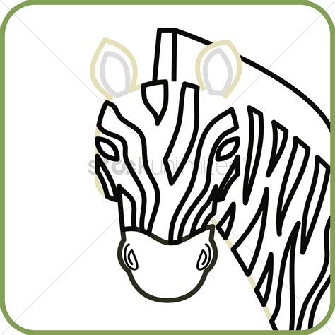Image result for Zebra Face Drawing