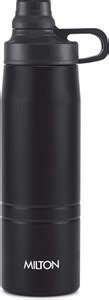 MILTON Sprint 600 Thermosteel Insulated Water Bottle, 625 ml, Black 625 ...