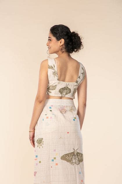 Buy Geo Botanics Cotton Flex Miniature Moss Bralette Top Online ...