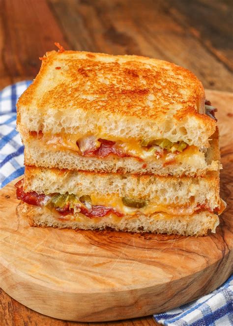 Grilled Cheese Bacon Sandwich Cheddar, Apple And Bacon Grilled Cheese