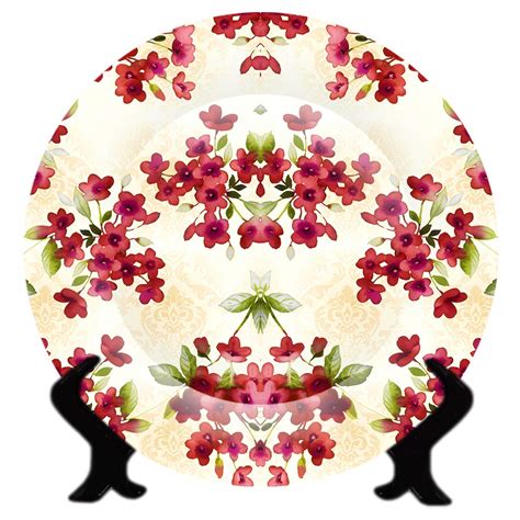 Buy Armantara Ceramic Handcrafted 3D Decorative Floral Wall Plate with ...