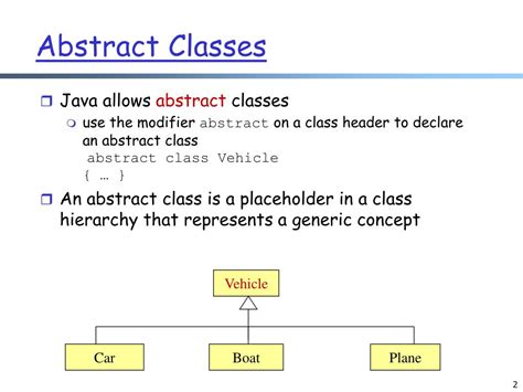 Image result for Why Use Abstract Classes
