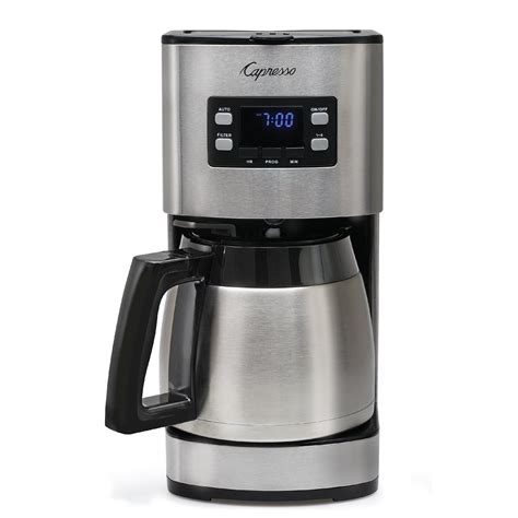 Capresso ST300 10 Cup Stainless Steel Coffee Maker - Thermal Carafe ...