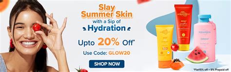 Aqualogica Skin Products Upto 20% off. code: GLOW20