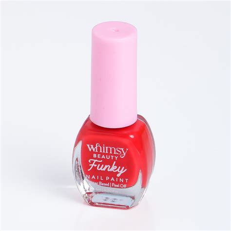 Whimsy Funky Red Nail Paint