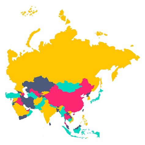 Asia Map Color 的图像结果