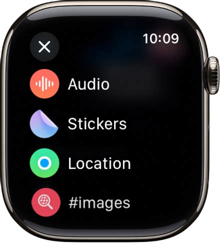 Enviar stickers, animaciones y mucho más en Mensajes en el Apple Watch ...