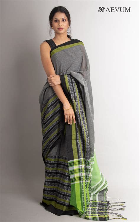 Begampuri Bengal Cotton Handloom Saree - 0762 – AEVUM