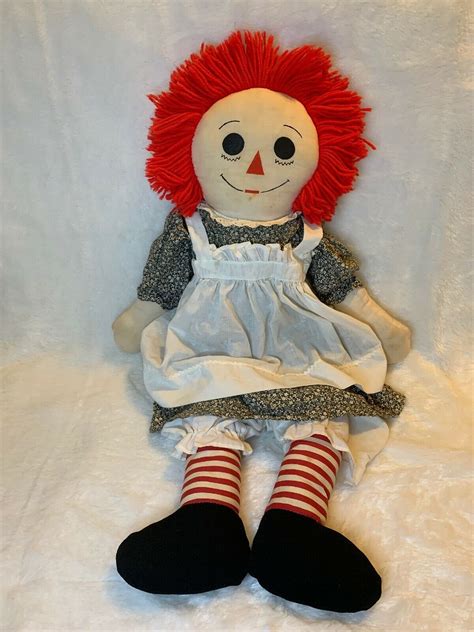 Antique Raggedy Ann doll - lingerose.com