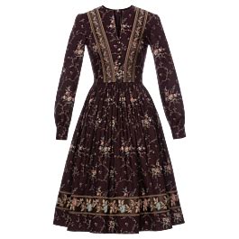 Lyrics Dress one color - Dresses by Lena Hoschek