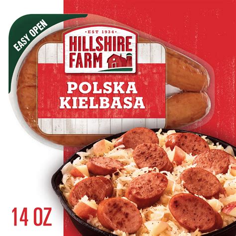 Buy Hillshire Farm Polska Kielbasa Smoked Sausage, 14 oz Online at ...