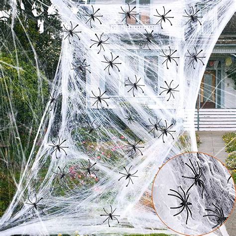Kimimara 100g Stretchable Spider Cobweb - Halloween Spider Web ...