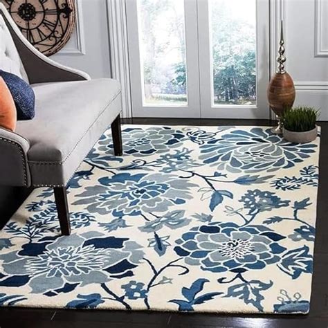 Buy HILLS CARPET Luxury Exclusive Hand Tufted Carpet Pure Soft Wool Non ...