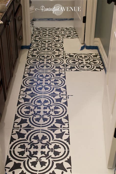 Stencils For Tile Floors - Flooring Ideas