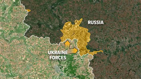 Mapping Ukraine's push across Rusissian border into Kursk
