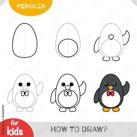 Image result for Step by Step Drawing Penguin