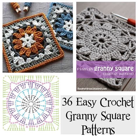 Free Printable Granny Square Patterns