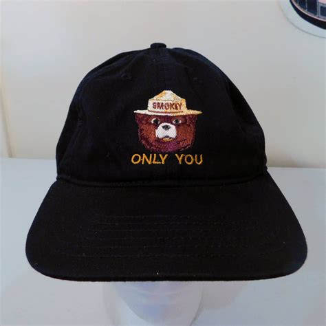 Gildan Smokey The Bear Hat Cap Strapback Black Only You | Grailed