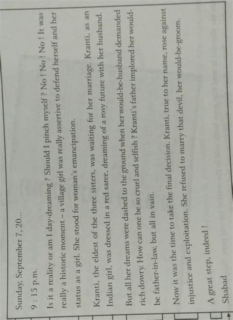 diary entry for contribution of cancer - Brainly.in