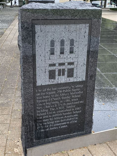 Photo: African Methodist Episcopal Church Sunday School Union Marker