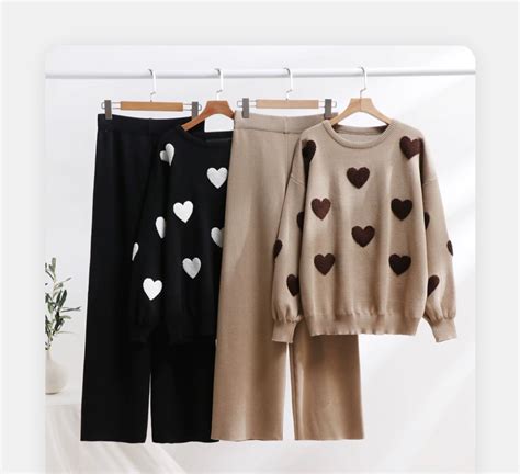 Heart Winter Co-Ords – Made For Her Label