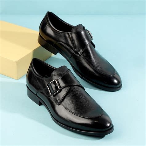 Buy J.Fontini Men Black Formal Monk Online | SKU: 14-1676-11-41 – Mochi ...