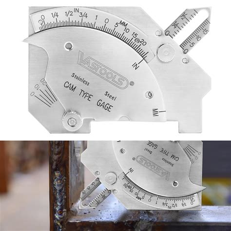 VASTOOLS Cam Weld Gauge,Stainless Steel,Metric & Inch,Linear India | Ubuy