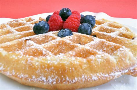 All That's Left Are The Crumbs: Red, White & Blue Waffles