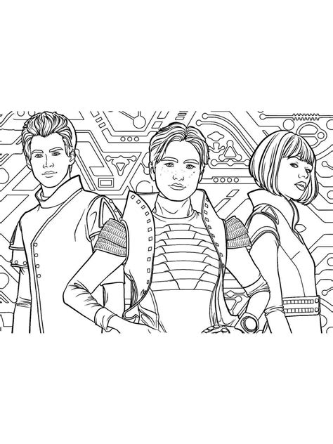 Zombies 3 Coloring Pages