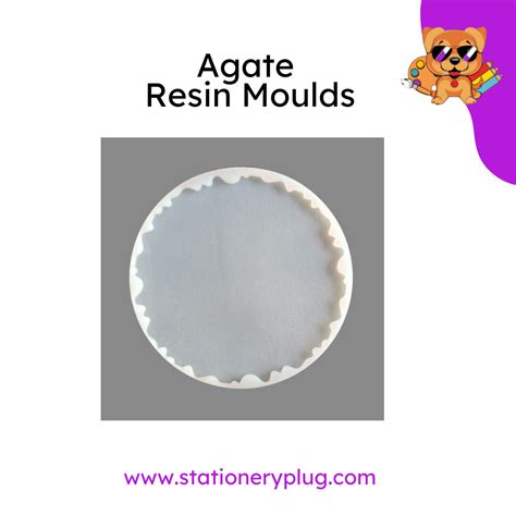 Agate Resin Moulds | DIY Coasters Mould – Stationery Plug