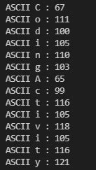Slip 26 - A) Write a java program to display ASCII values of the ...