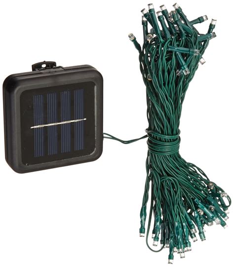 The Gerson Company 72 Count Warm White LED Umbrella Light Set, Outdoor use 60" Lead, 8 Strands ...