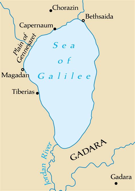 Map Of Sea Of Galilee Area: Sea Of Galilee Map – OPJZQB