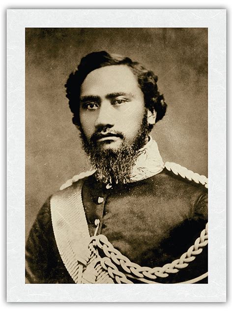 Kamehameha IV - Portrait of the Hawaiian King (1834-1863) - Vintage B&W ...