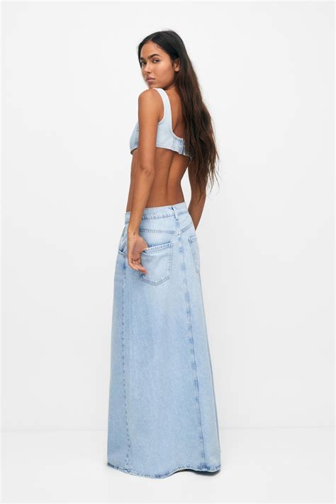 Light Blue Long Skirt