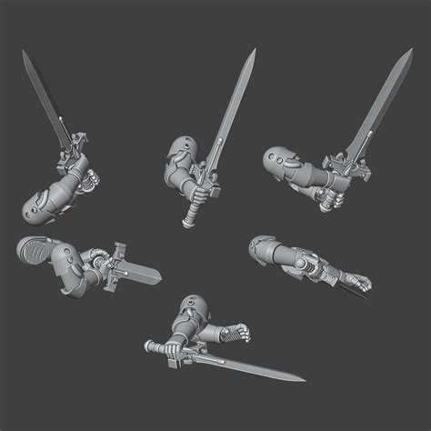 Archivo STL Gen 6 Sanguine Sword arms [Expansion Plus] 🗡️ ・Idea de ...