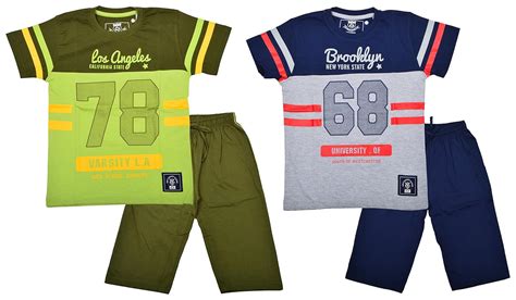 G3 Boys' Clothing Set - Combo of 2 (524NBGN_10-11 Years, Multi-Coloured ...