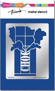 Stampendous Metal Stencil-Chocolate Bar - Metal Stencil-Chocolate Bar ...