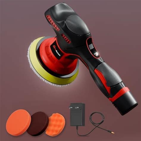 GoMechanic Cordless Polishing machine for car | 12V Cordless | 8 Speed ...